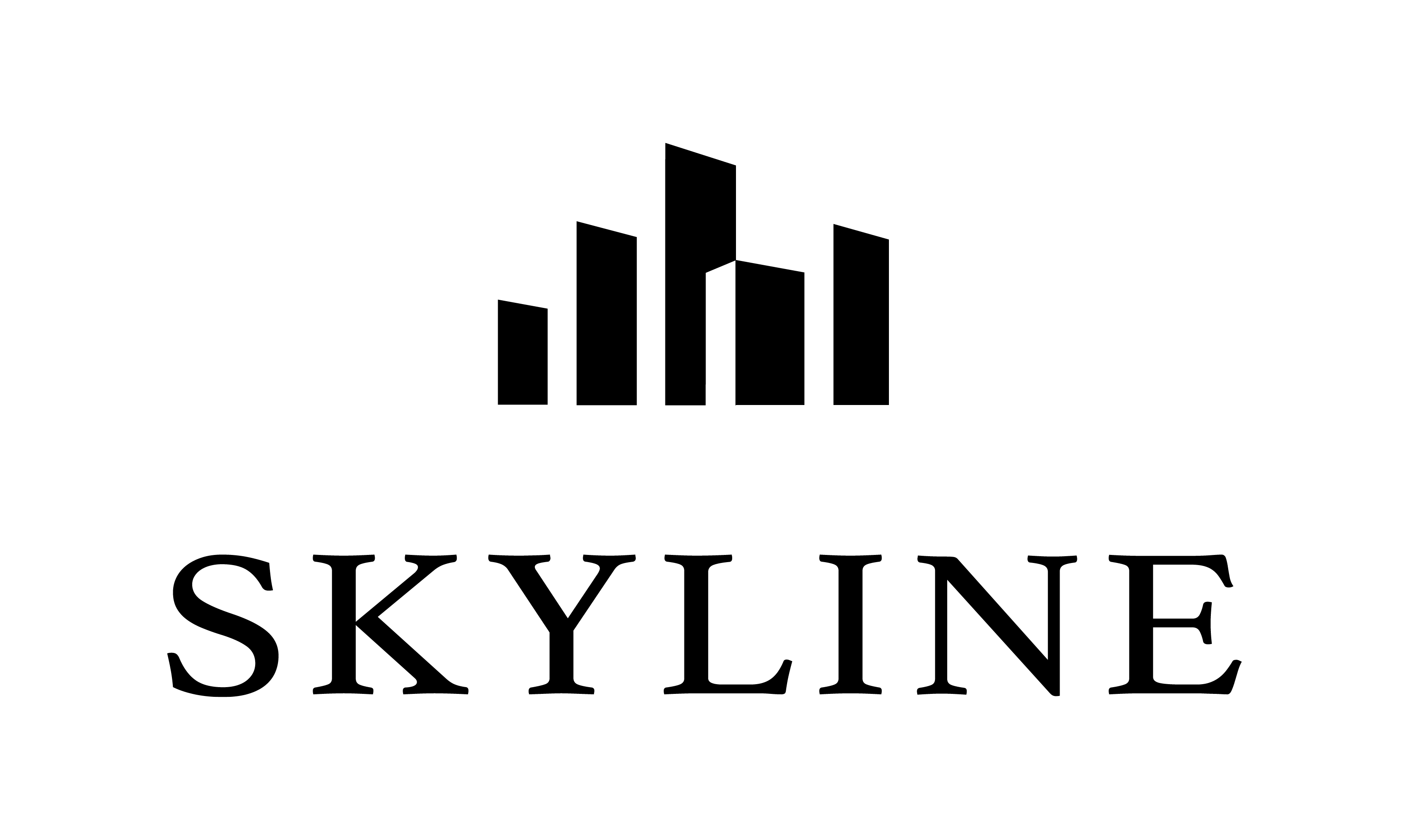 Skyline AI Logo Large White